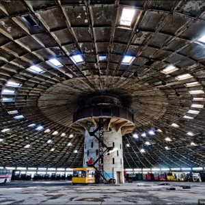 Ukraine Bus Depot