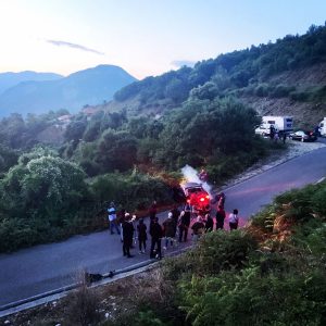 Albania - Car Crash Stunt