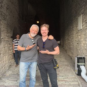 Albania - Composer Fabio Frizzi On The Set of Castle Freak