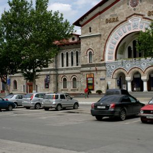 Moldova urban railway station