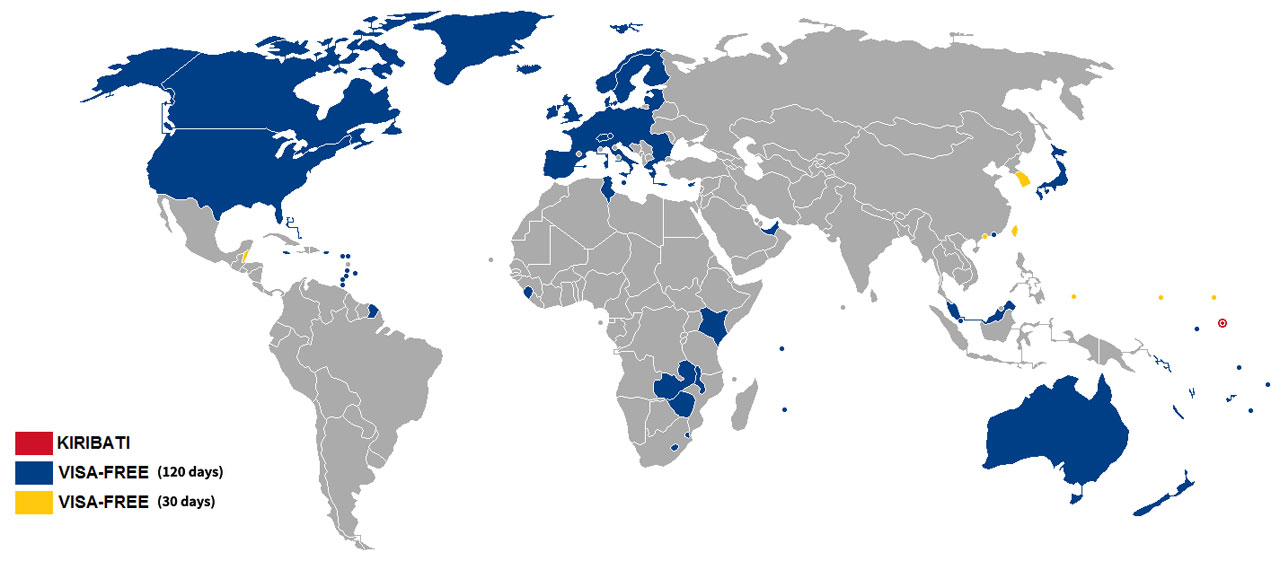 Visa policy of Kiribati